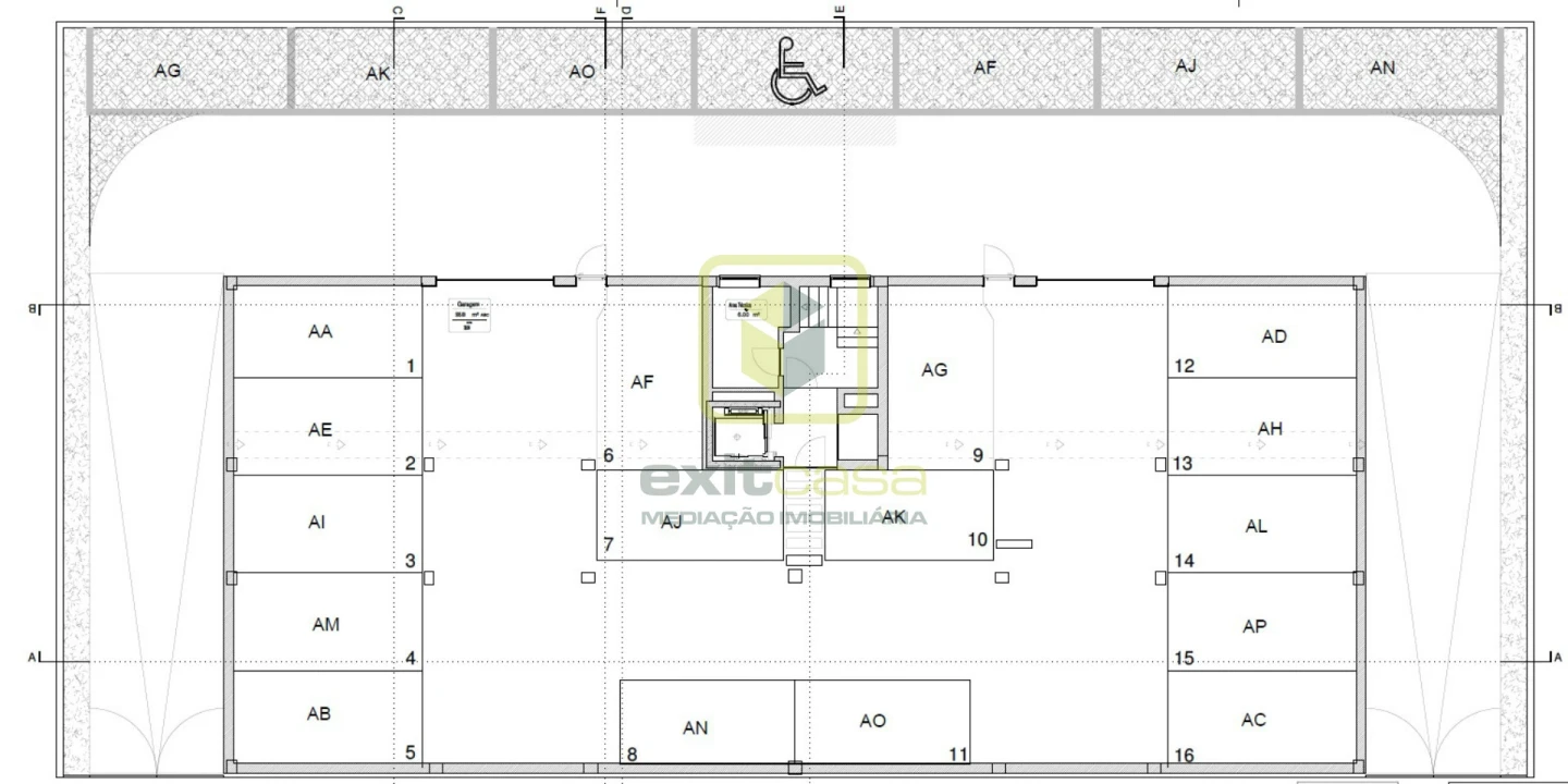Apartamento T2 para Venda em Oliveira do Bairro Planta 2