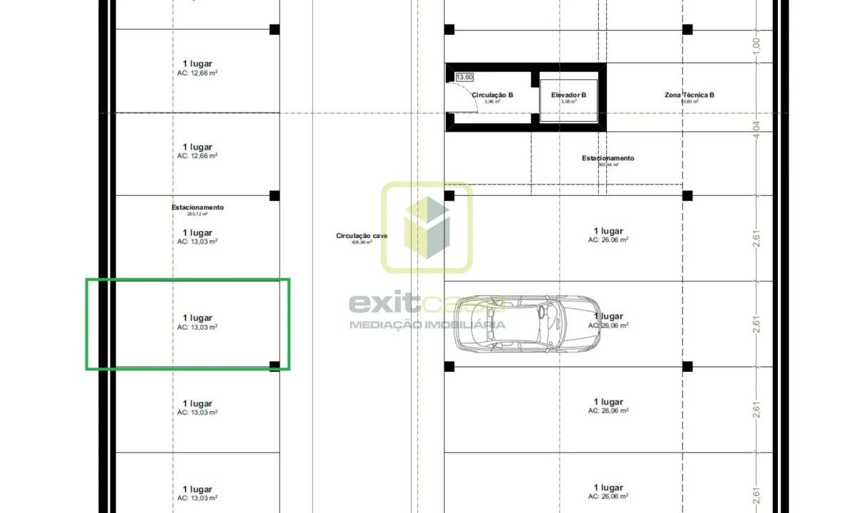 Apartamento T1 para Venda em Glória e Vera Cruz Planta 4