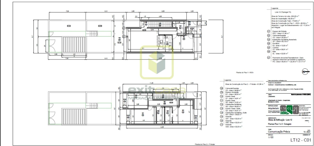 Moradia T4 para Venda em Carapinheira Planta 1