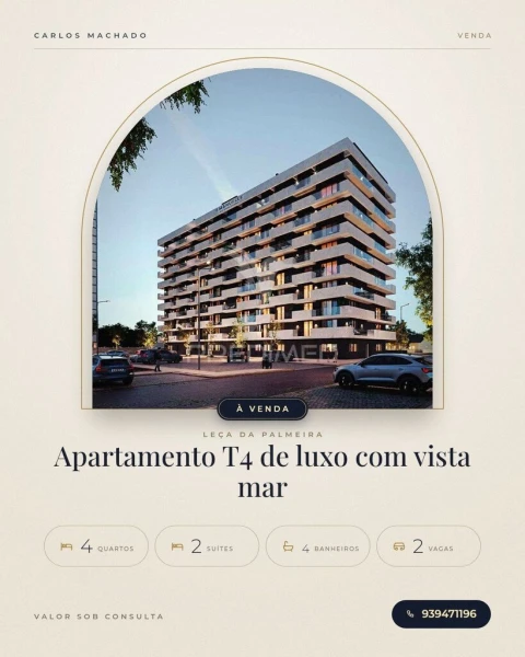 Apartamento T4 para Venda em Matosinhos e Leça da Palmeira