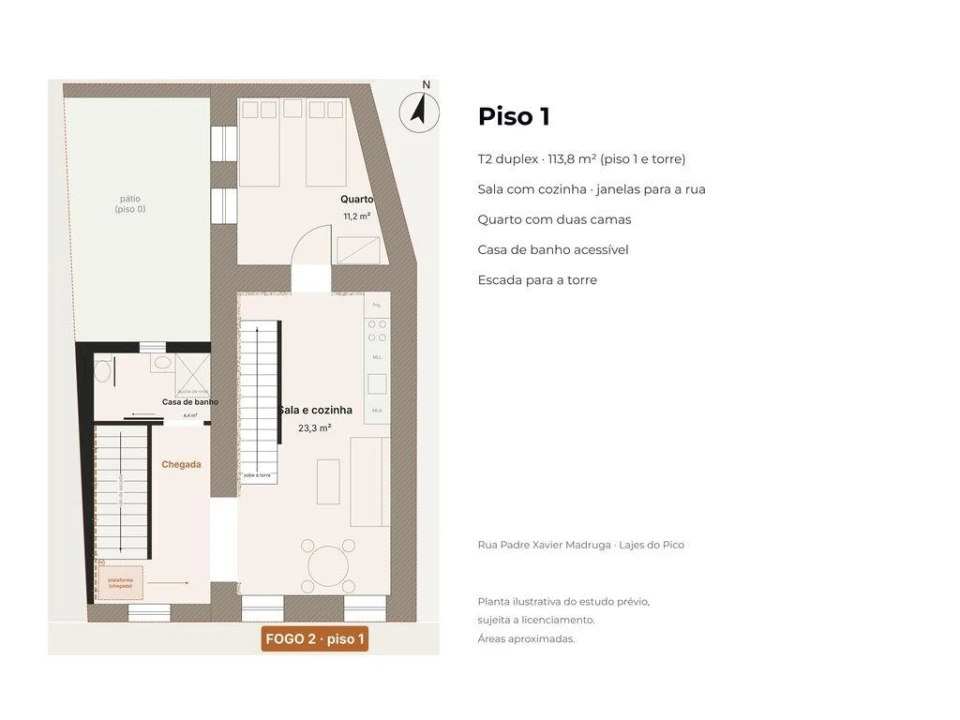 Moradia T3 para Venda em Lajes do Pico Foto 15