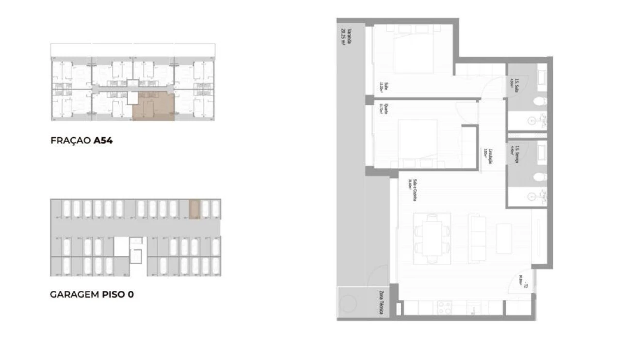 Apartamento T2 para Venda em Fânzeres e São Pedro da Cova Foto 17