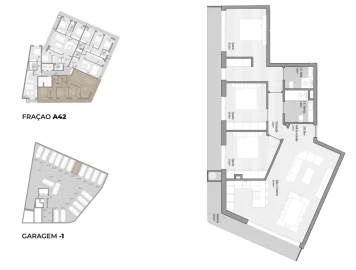 Apartamento T3 para Venda em Bougado (São Martinho e Santiago)