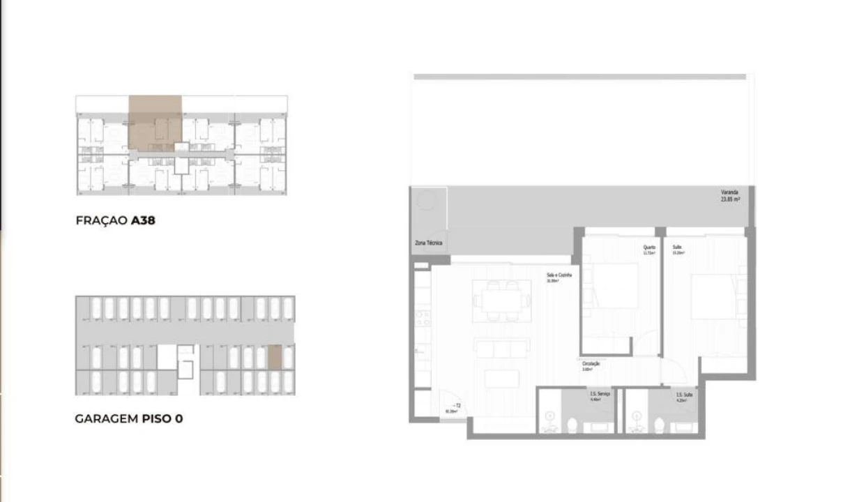 Apartamento T2 para Venda em Fânzeres e São Pedro da Cova Foto 17