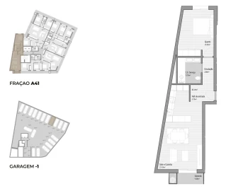 Apartamento T1 para Venda em Bougado (São Martinho e Santiago)