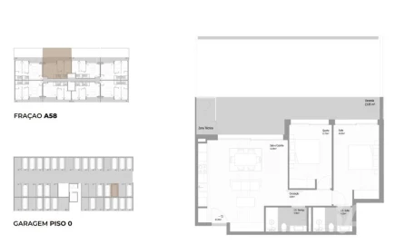 Apartamento T2 para Venda em Fânzeres e São Pedro da Cova