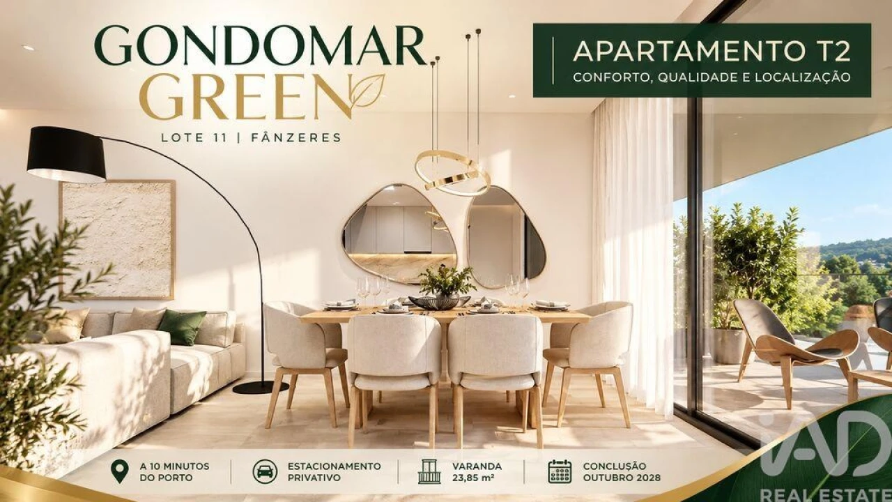 Apartamento T2 para Venda em Fânzeres e São Pedro da Cova Foto 1