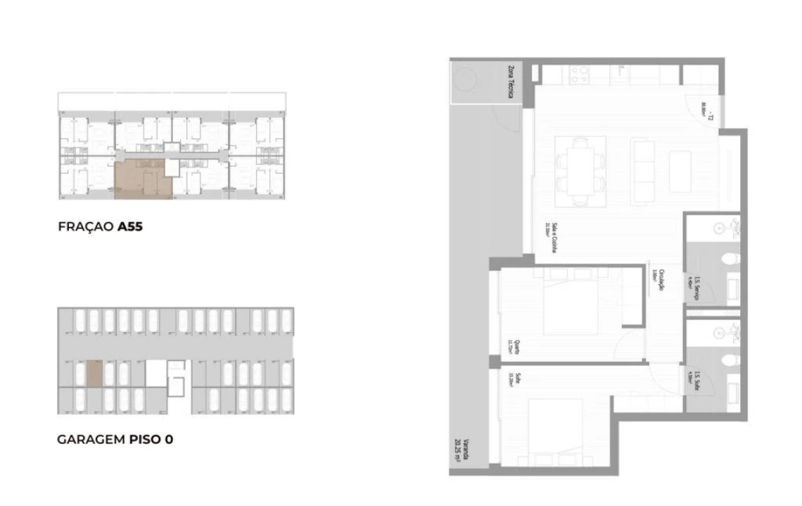 Apartamento T2 para Venda em Fânzeres e São Pedro da Cova Foto 17