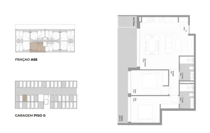 Apartamento T2 para Venda em Fânzeres e São Pedro da Cova