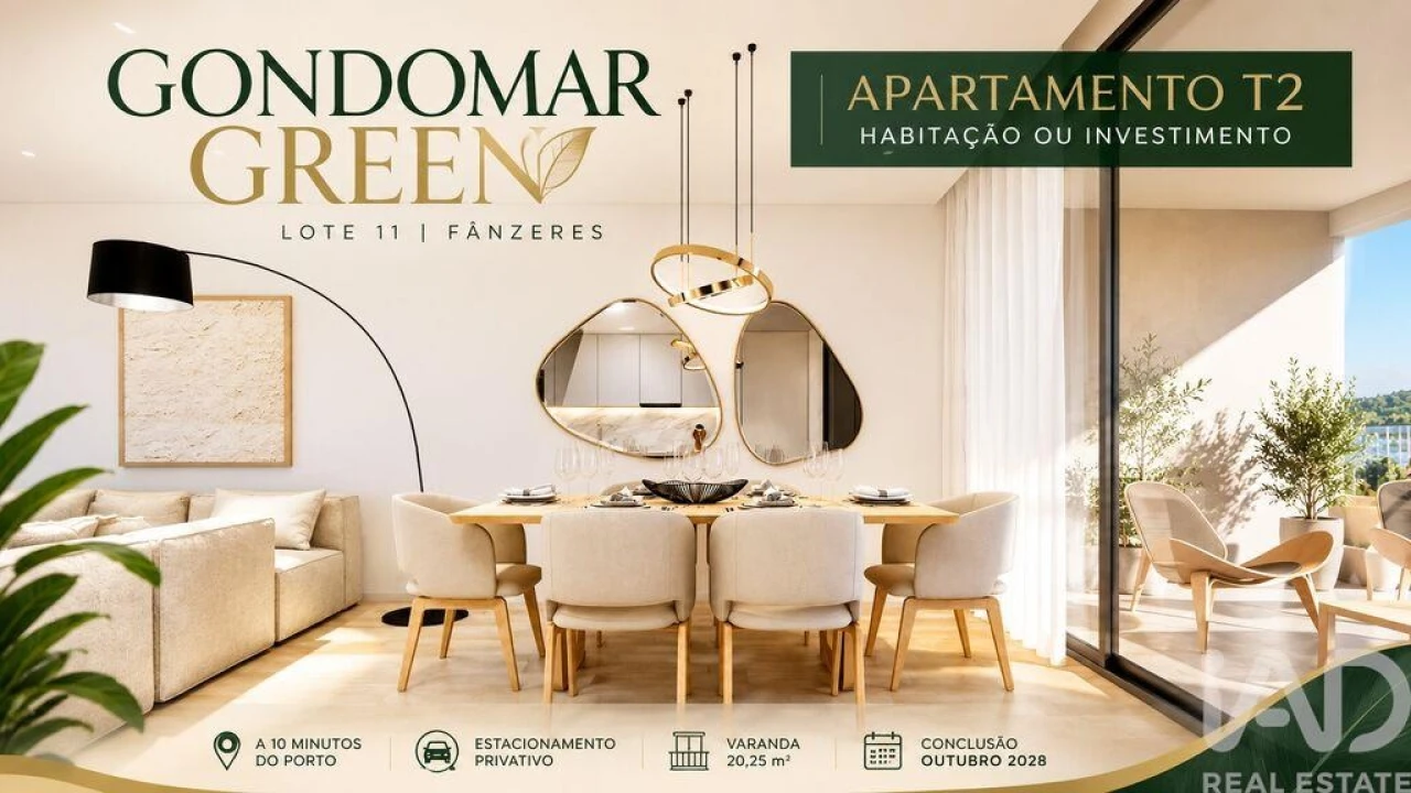 Apartamento T2 para Venda em Fânzeres e São Pedro da Cova Foto 1