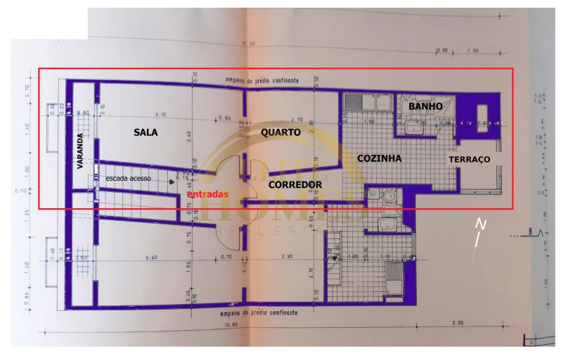 Apartamento T1 para Venda em Misericórdia Planta 1