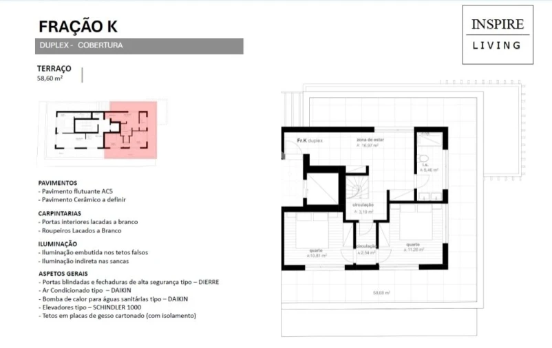 Apartamento T4 para Venda em Viseu Foto 3