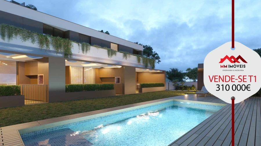 Apartamento T1 para Venda em Canidelo