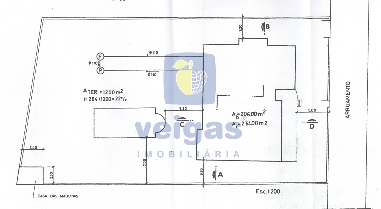 Moradia T6 para Venda em Quarteira Planta 3