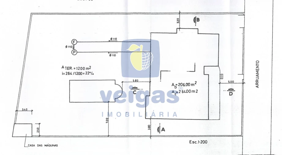 Moradia T6 para Venda em Quarteira Planta 3