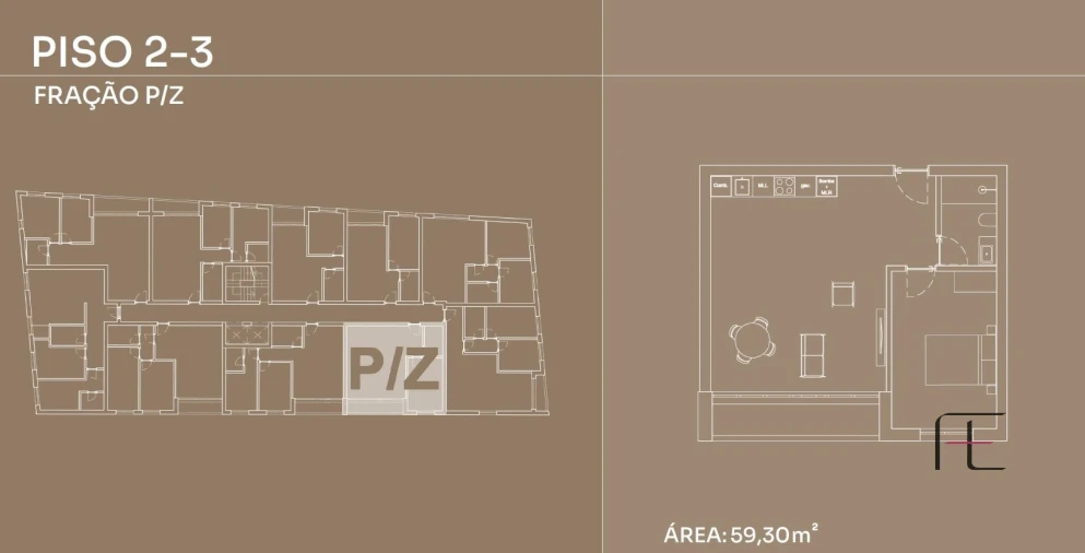 Apartamento T1 para Venda em Canidelo Foto 20