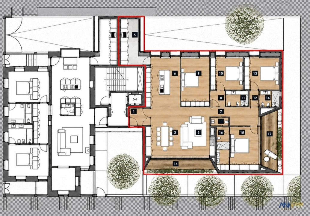 Apartamento T4 para Venda em Viseu Foto 11