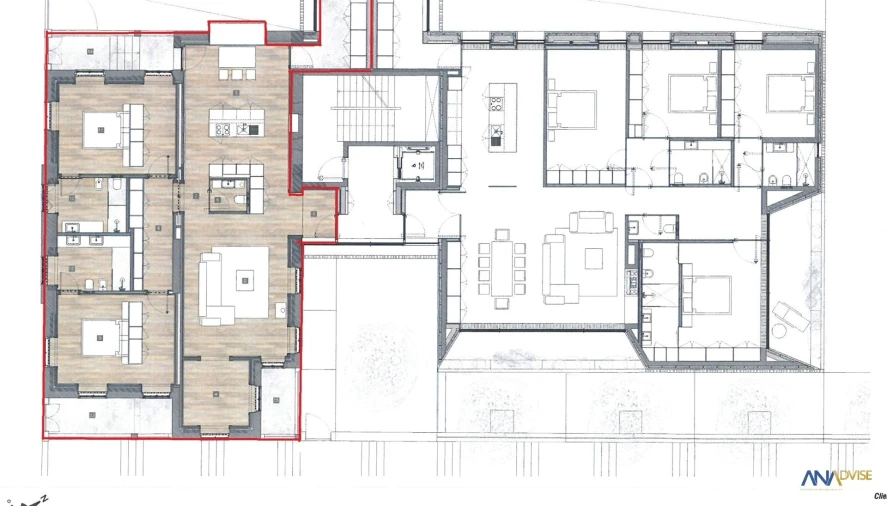 Apartamento T2 para Venda em Viseu Planta 1