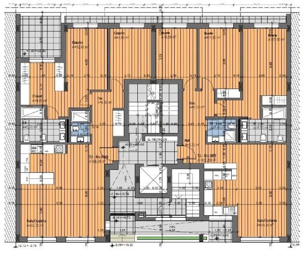 Apartamento T3 para Venda em Montijo e Afonsoeiro Planta 1