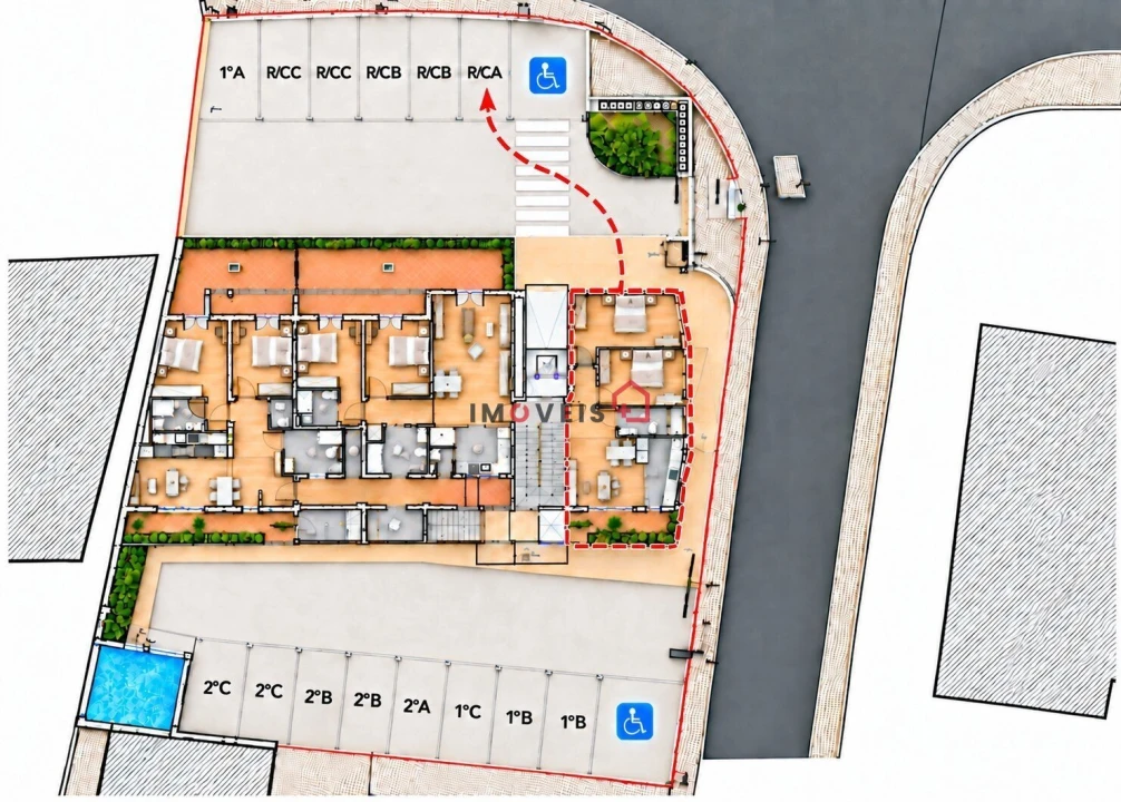 Apartamento T2 para Venda em Marvila, Ribeira Santarém, São Salvador, São Nicolau Foto 14