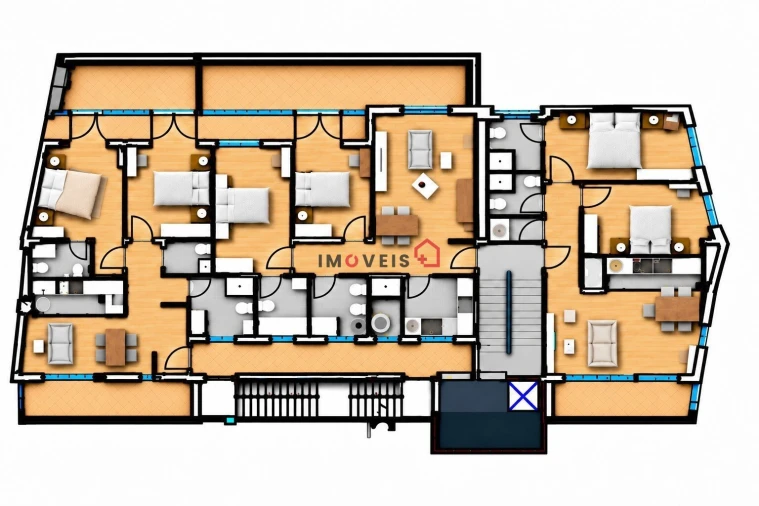 Apartamento T2 para Venda em Marvila, Ribeira Santarém, São Salvador, São Nicolau Foto 14