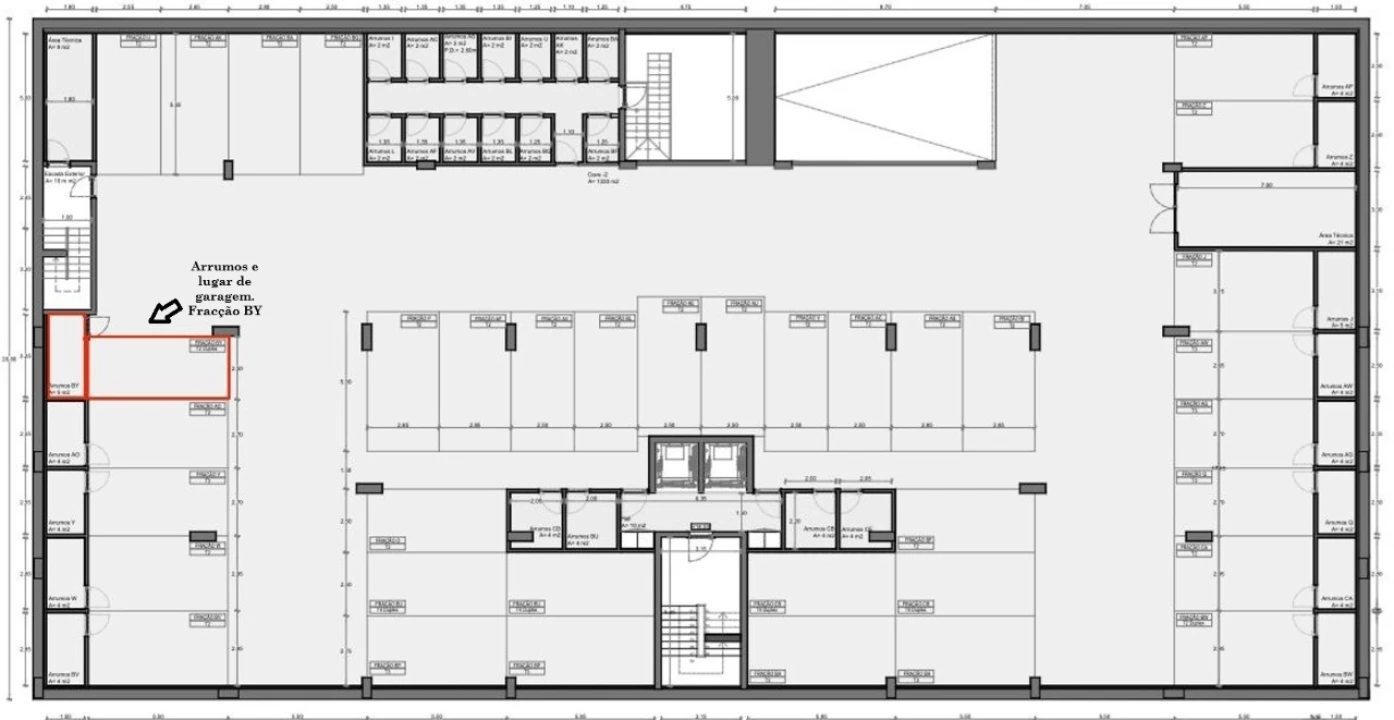 Apartamento T2 para Venda em Matosinhos e Leça da Palmeira Planta 3