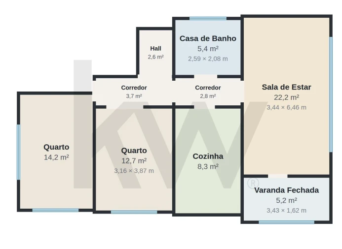 Apartamento T2 para Venda em Rio de Mouro Foto 22