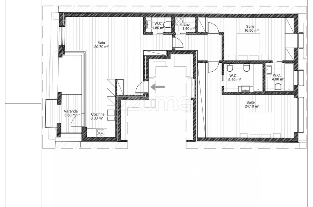 Apartamento T2 para Venda em Espinho Foto 7
