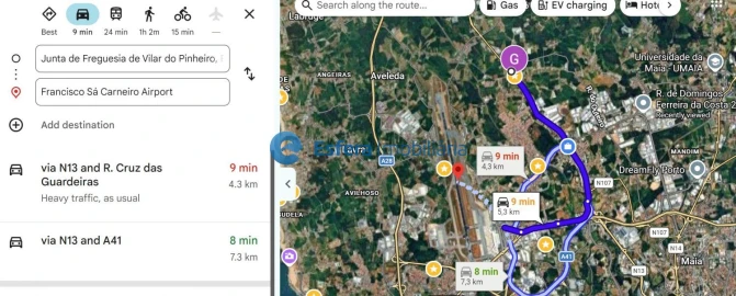 Garagem para Arrendamento em Vilar de Pinheiro