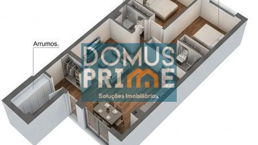 Apartamento T2 para Venda em Real, Dume e Semelhe