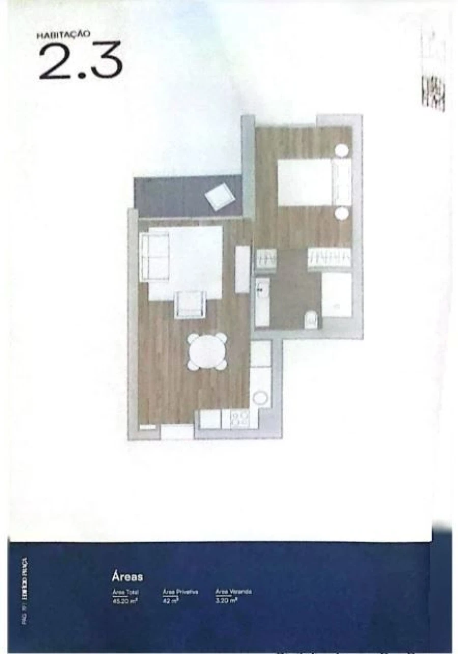 Apartamento T1 para Venda em Cedofeita, Santo Ildefonso, Sé, Miragaia, São Nicolau e Vitória Planta 1
