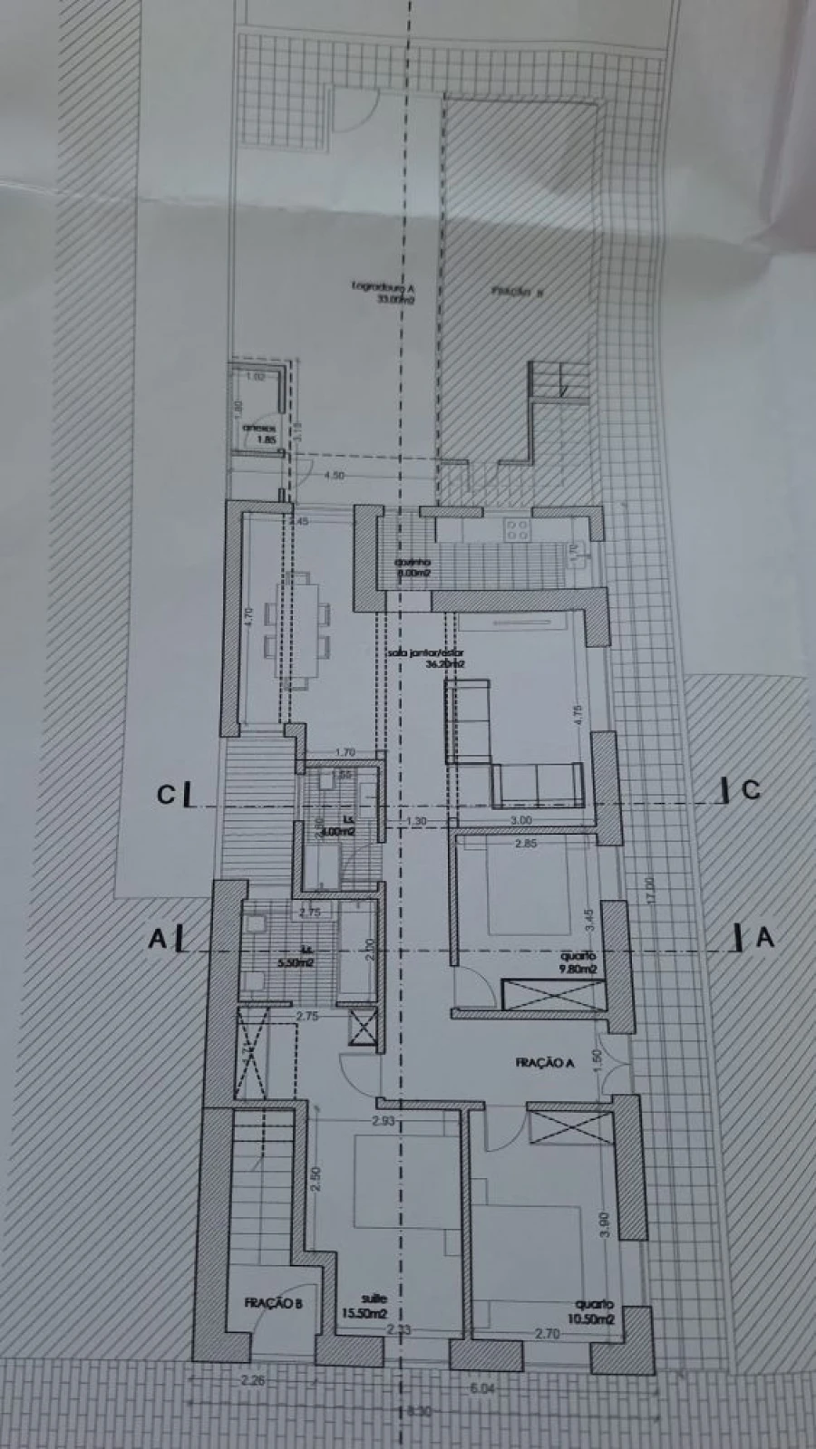 Apartamento T3 para Venda em Espinho Planta 1