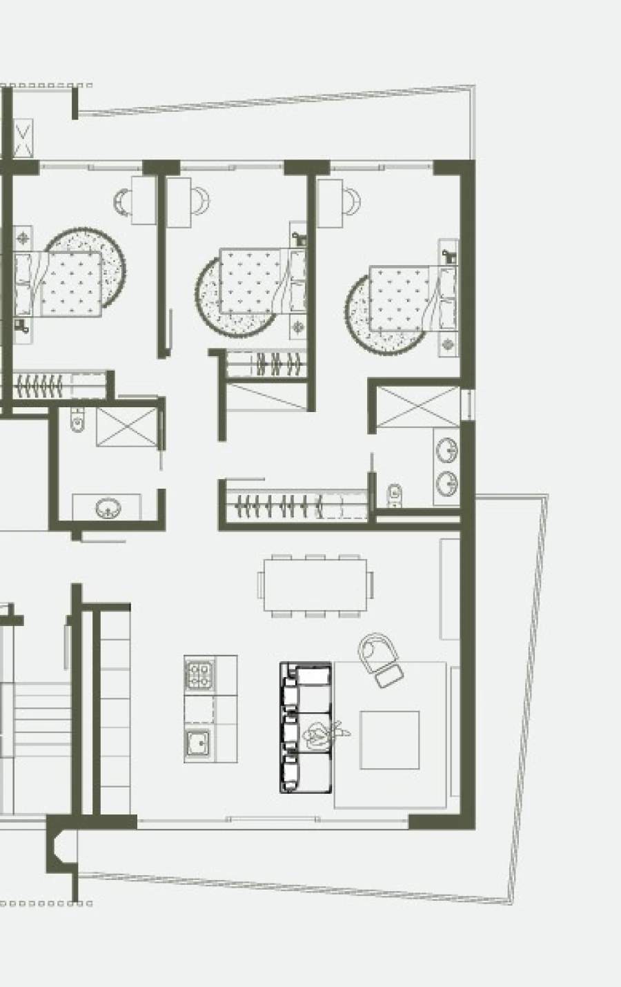 Apartamento T3 para Venda em Santo Antonio da Charneca Planta 1