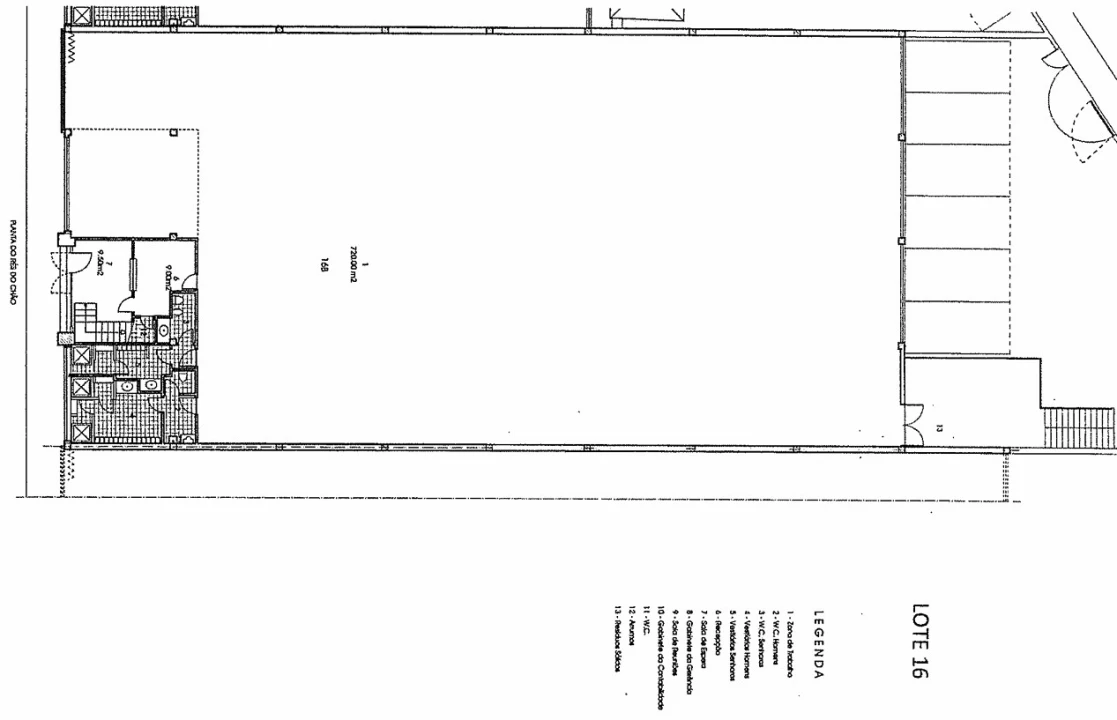 Armazém para Arrendamento em Moreira Planta 2