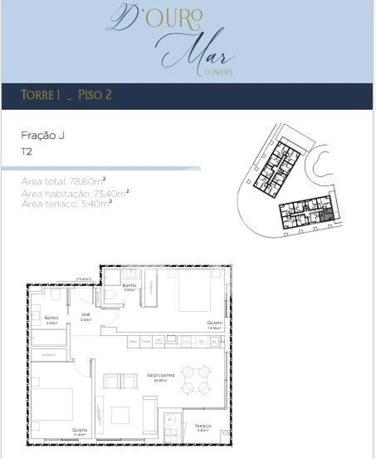Apartamento T2 para Venda em Canidelo Foto 9