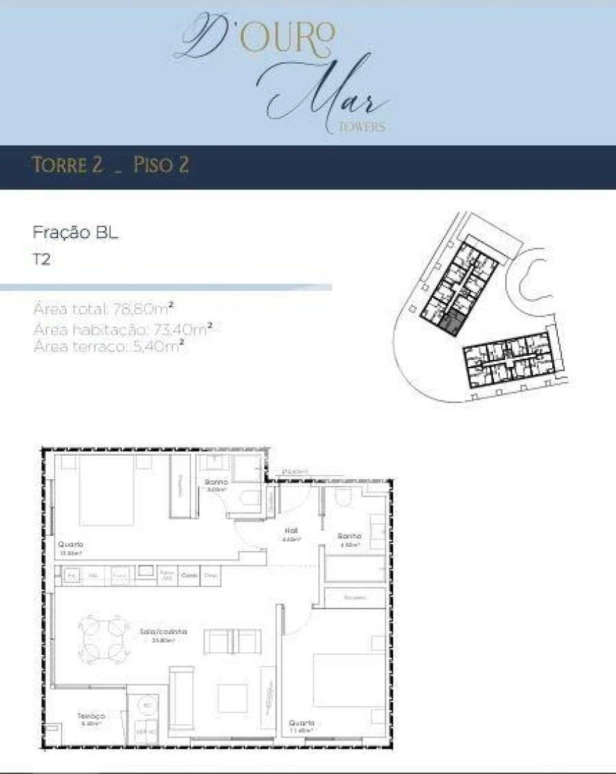 Apartamento T2 para Venda em Canidelo Foto 9