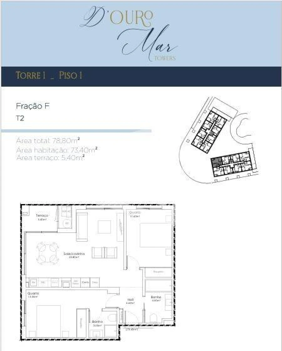 Apartamento T2 para Venda em Canidelo Foto 9