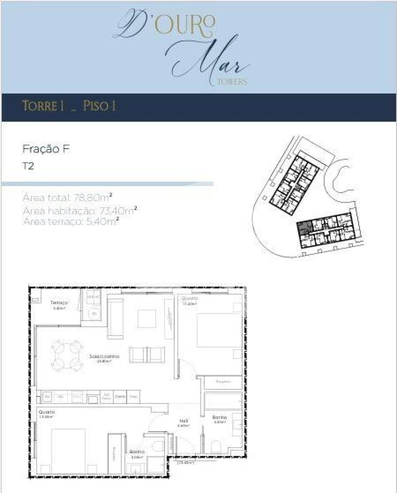 Apartamento T2 para Venda em Canidelo Foto 9