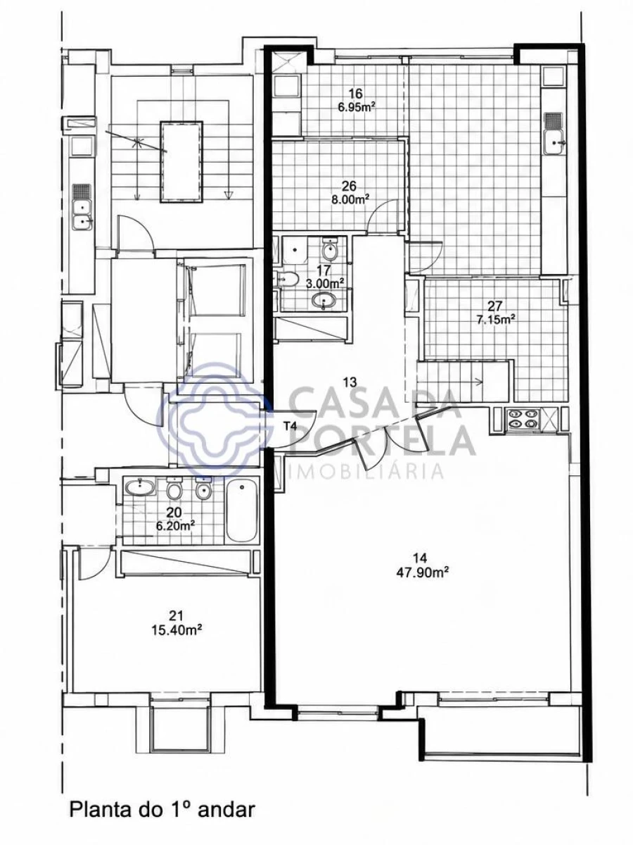 Apartamento T4 para Venda em Moreira Foto 2