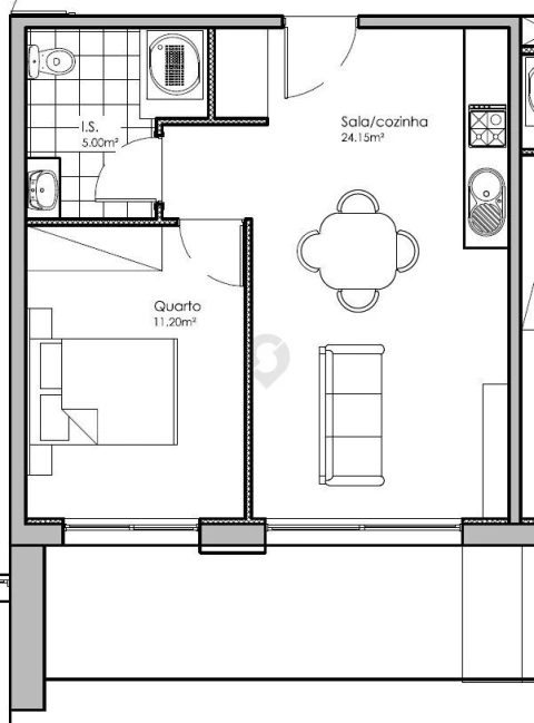 Apartamento T1 para Venda em Monção e Troviscoso