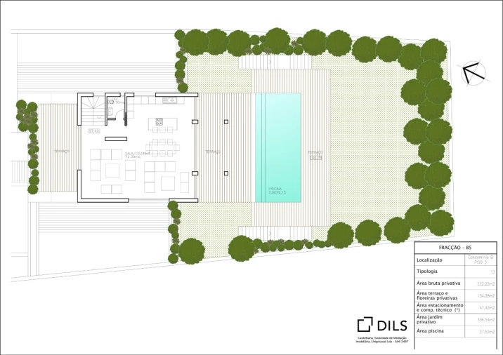 Apartamento T3 para Venda em Cascais e Estoril Planta 2