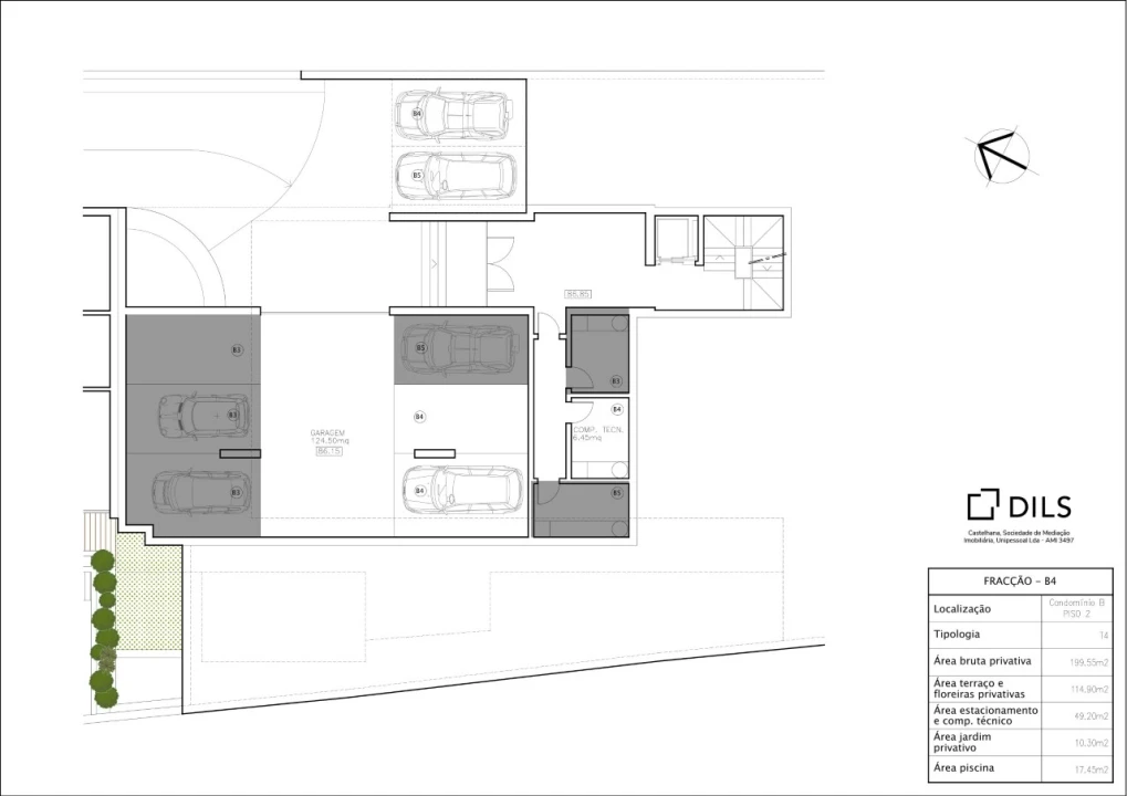 Apartamento T4 para Venda em Cascais e Estoril Planta 2