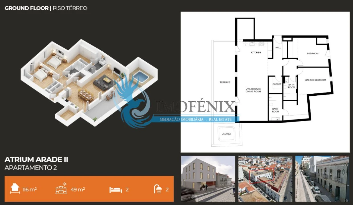 Apartamento T2 para Venda em Portimão Foto 16