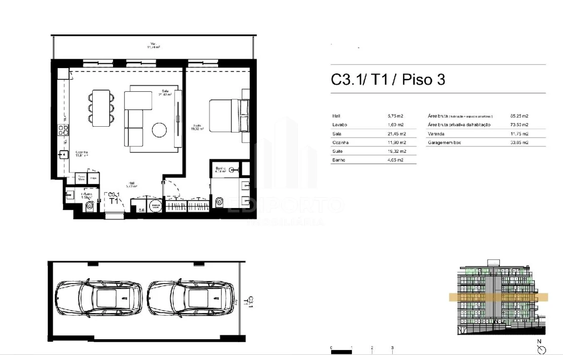 Apartamento T1 para Venda em Gondomar (São Cosme), Valbom e Jovim Foto 8