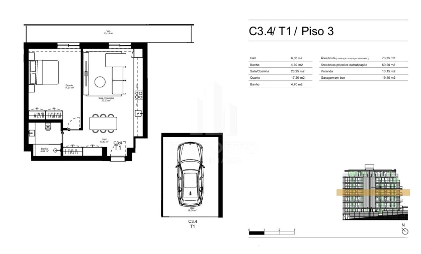 Apartamento T1 para Venda em Gondomar (São Cosme), Valbom e Jovim Foto 7
