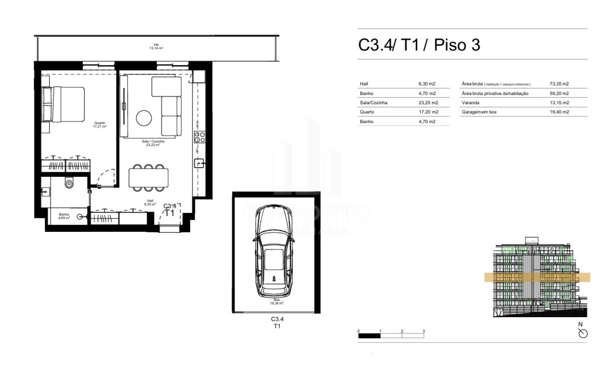 Apartamento T1 para Venda em Gondomar (São Cosme), Valbom e Jovim Foto 7