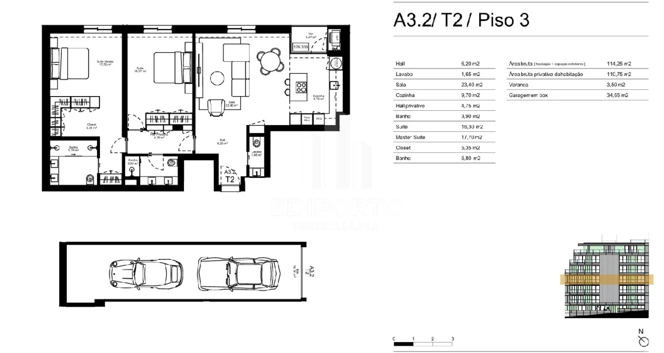 Apartamento T2 para Venda em Gondomar (São Cosme), Valbom e Jovim Foto 9