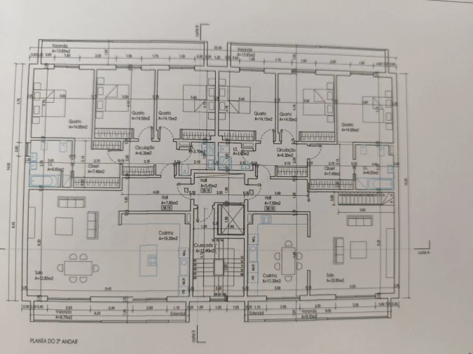 Apartamento T3 para Venda em Pinhal Novo Planta 3