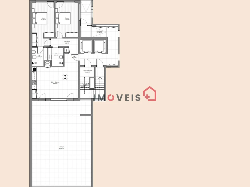 Apartamento T2 para Venda em Evora de Alcobaça Foto 2