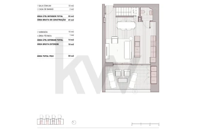 Apartamento T2 para Venda em Ramalde